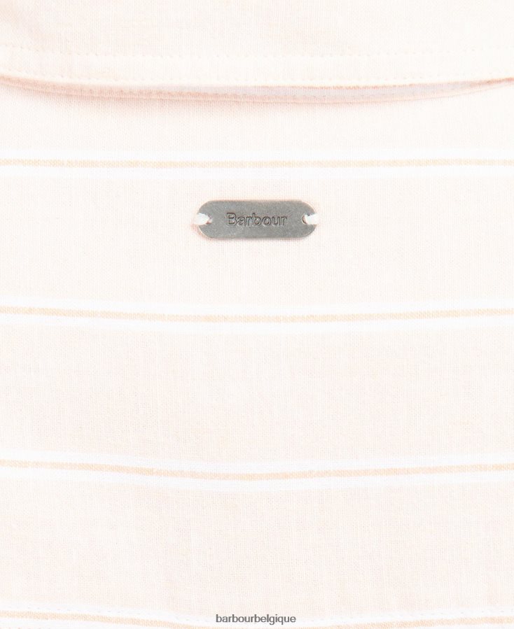 vêtements Barbour chemise bord de mer pêche clair femmes T2L6ZP1636