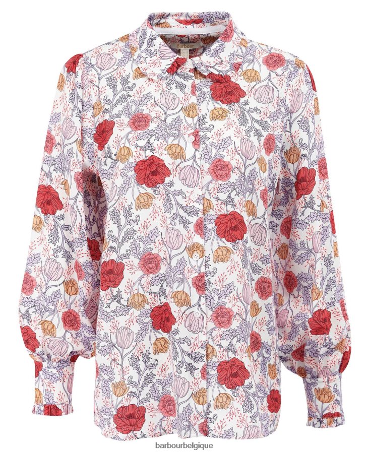 vêtements Barbour chemise nahla floral multi-lumière femmes T2L6ZP1617