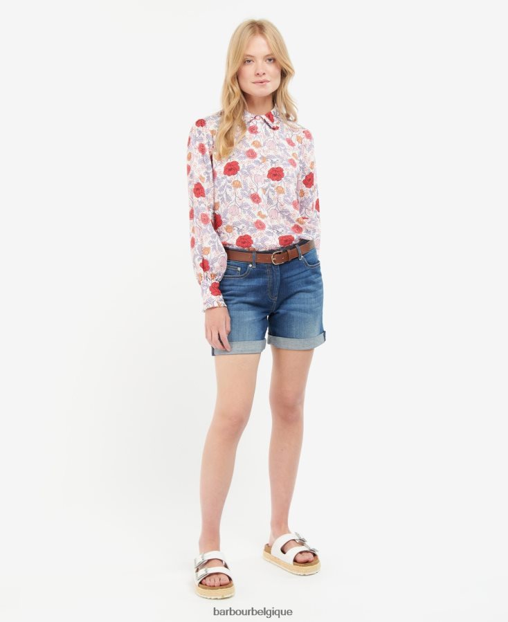 vêtements Barbour chemise nahla floral multi-lumière femmes T2L6ZP1617