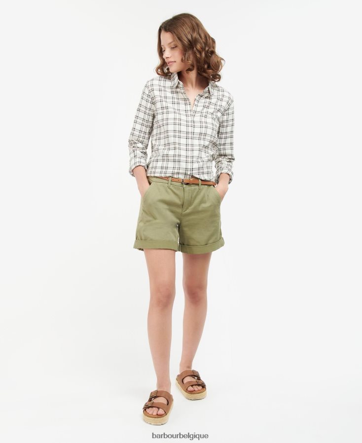 vêtements Barbour chemise newbury chèque multiple femmes T2L6ZP1611