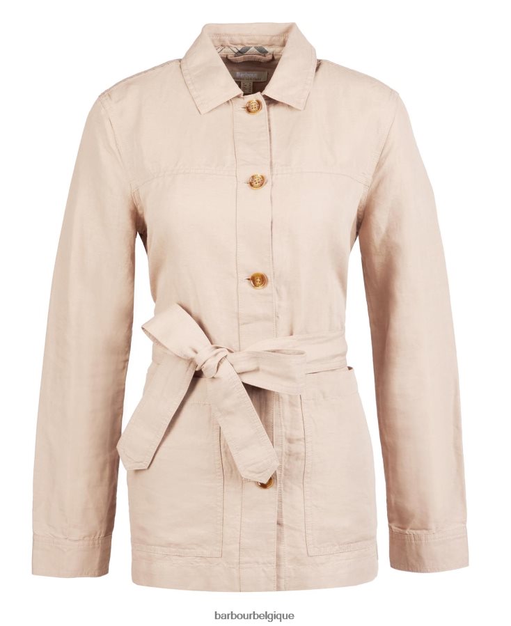 vêtements Barbour surchemise greta bois de hêtre femmes T2L6ZP1606