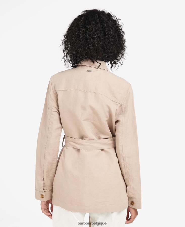 vêtements Barbour surchemise greta bois de hêtre femmes T2L6ZP1606