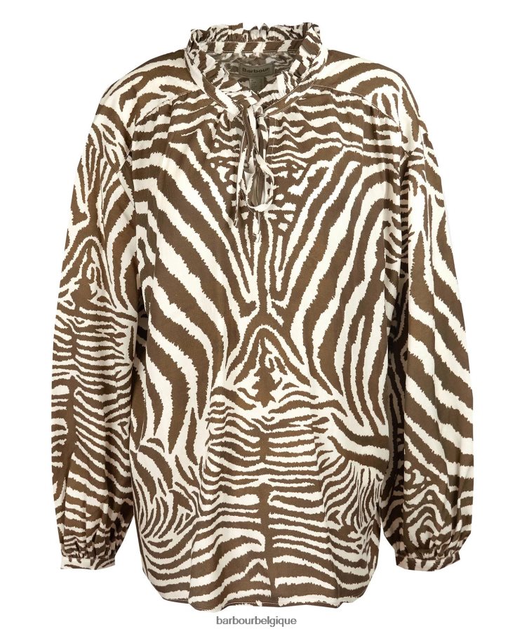 vêtements Barbour x House of Hackney chemise martello cacao equus femmes T2L6ZP1615