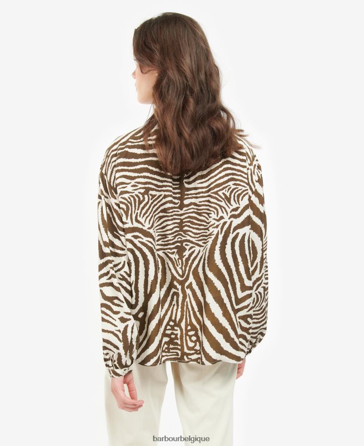 vêtements Barbour x House of Hackney chemise martello cacao equus femmes T2L6ZP1615