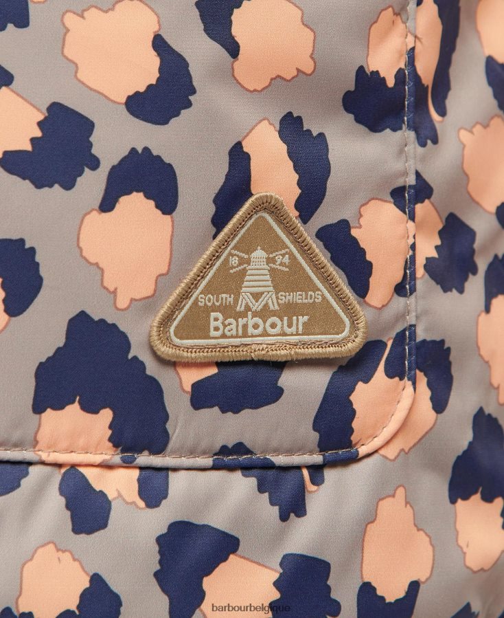 vêtements Barbour gilet apia réversible imprimé encre éternelle/imprimé étourneau trench léger femmes T2L6ZP1563
