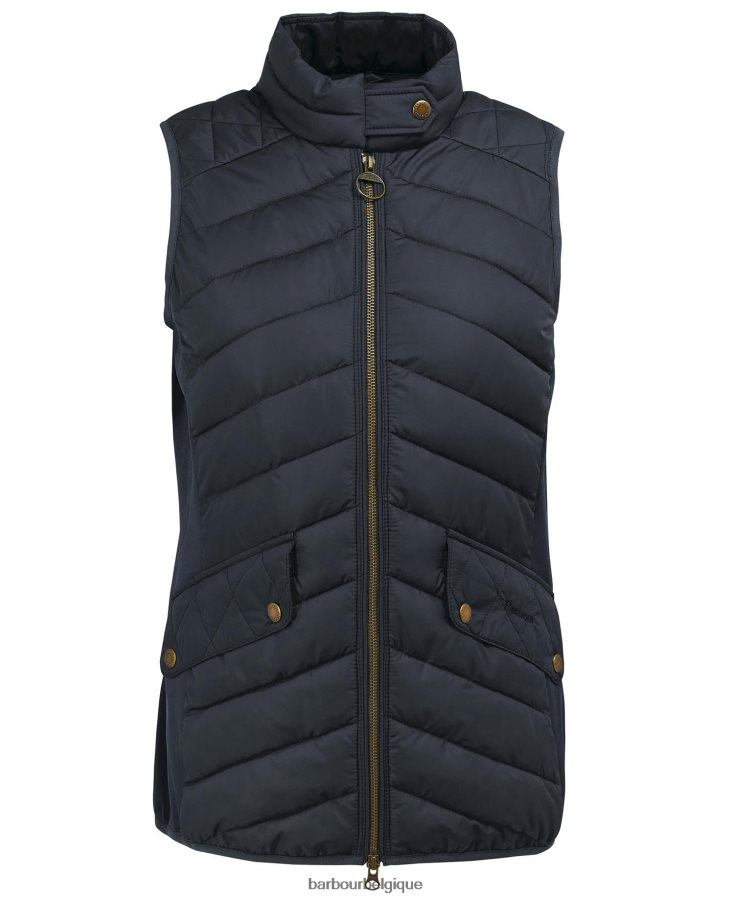 vêtements Barbour gilet de cavalerie stretch sable clair/marne sable clair femmes T2L6ZP1543