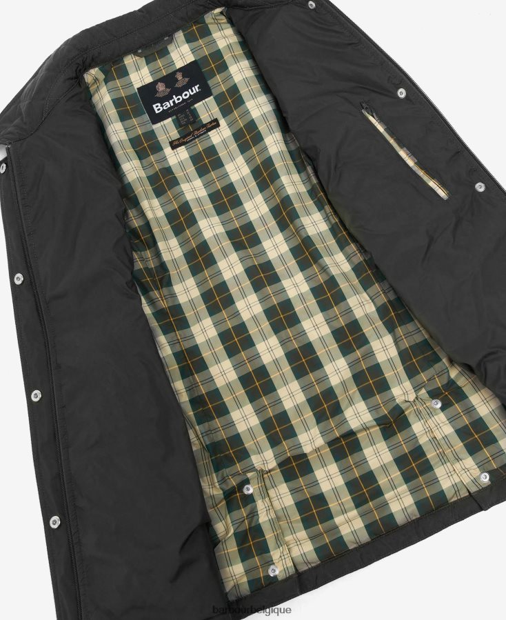 vêtements Barbour gilet de défense ceinturé sable clair/robe femmes T2L6ZP1553