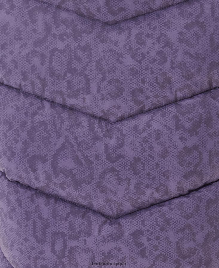 vêtements Barbour gilet halton imprimé impression de paysage lunaire femmes T2L6ZP1569