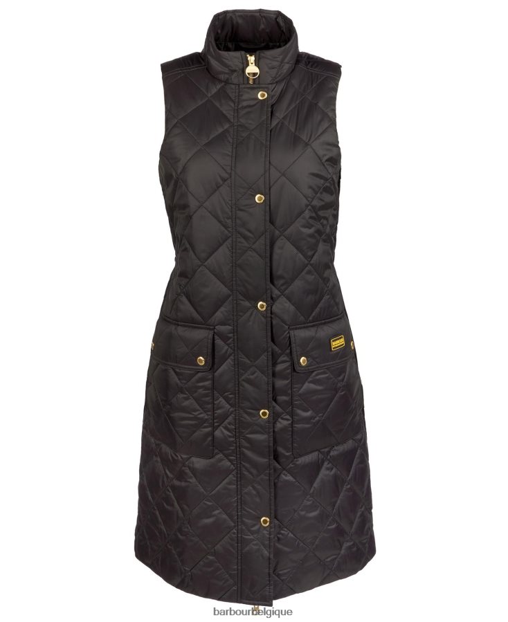 vêtements Barbour gilet knock hill cendre brûlée femmes T2L6ZP1557