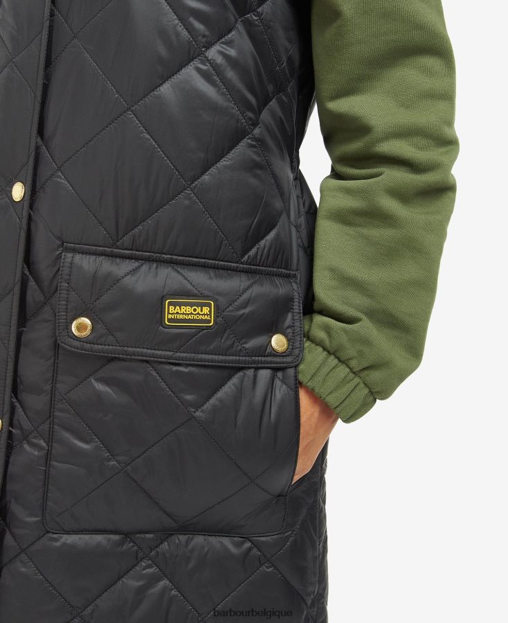 vêtements Barbour gilet knock hill cendre brûlée femmes T2L6ZP1557