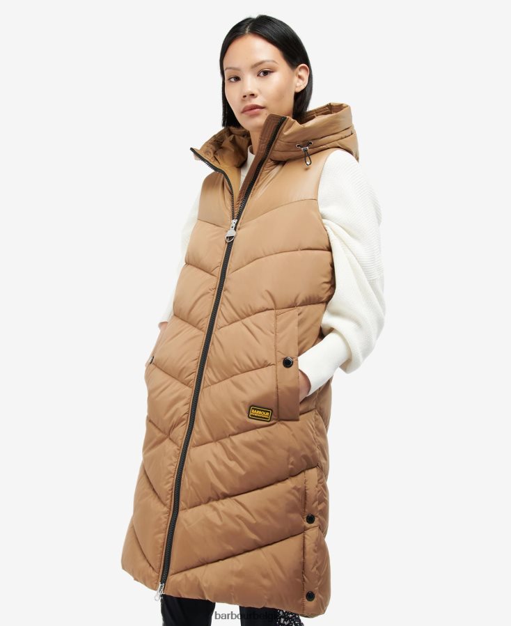 vêtements Barbour gilet marathon noir de jais femmes T2L6ZP1583