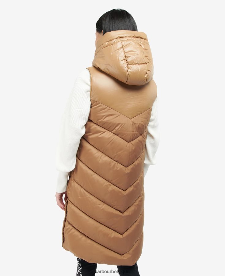 vêtements Barbour gilet marathon noir de jais femmes T2L6ZP1583