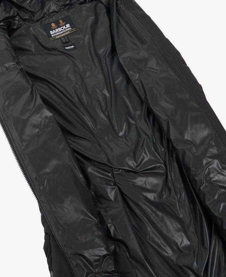 vêtements Barbour gilet marathon noir de jais femmes T2L6ZP1584