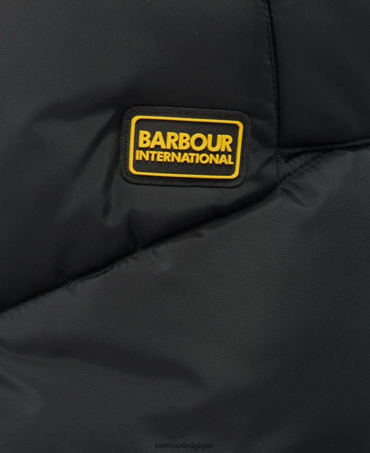 vêtements Barbour gilet marathon noir de jais femmes T2L6ZP1584