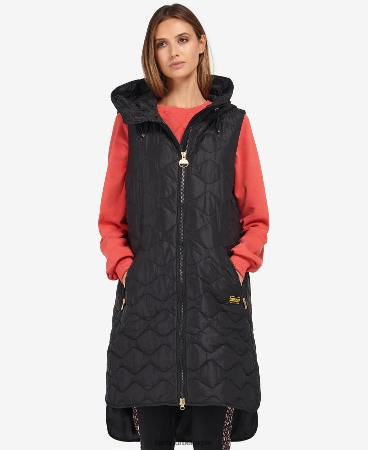 vêtements Barbour gilet matelassé broadhurst vert palmier femmes T2L6ZP1549