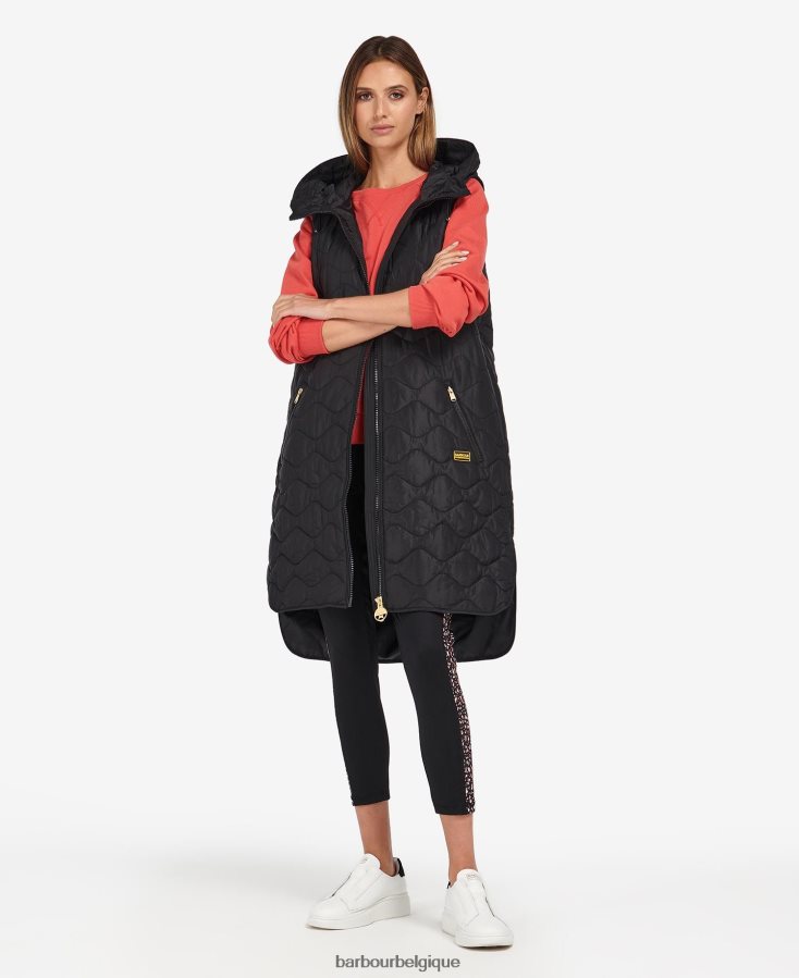 vêtements Barbour gilet matelassé broadhurst vert palmier femmes T2L6ZP1549