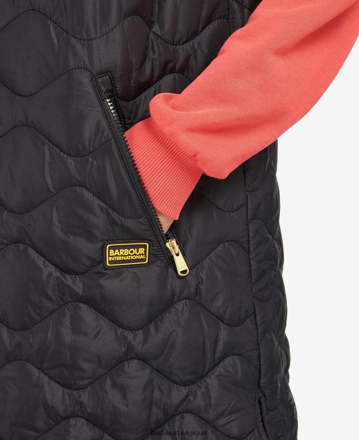 vêtements Barbour gilet matelassé broadhurst vert palmier femmes T2L6ZP1549