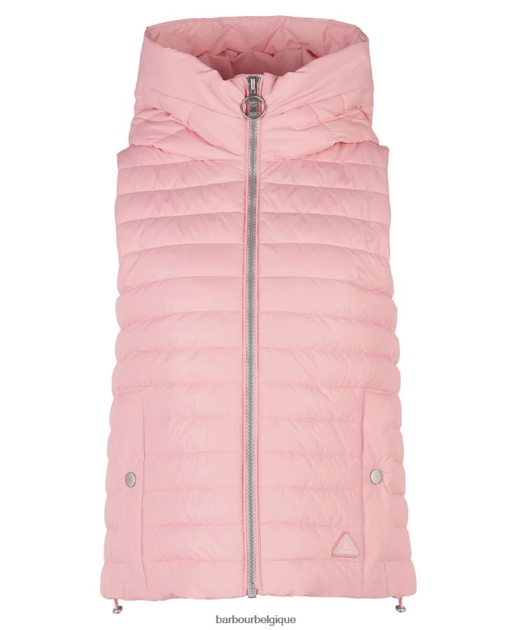 vêtements Barbour gilet oxeye rose reine des prés femmes T2L6ZP1542