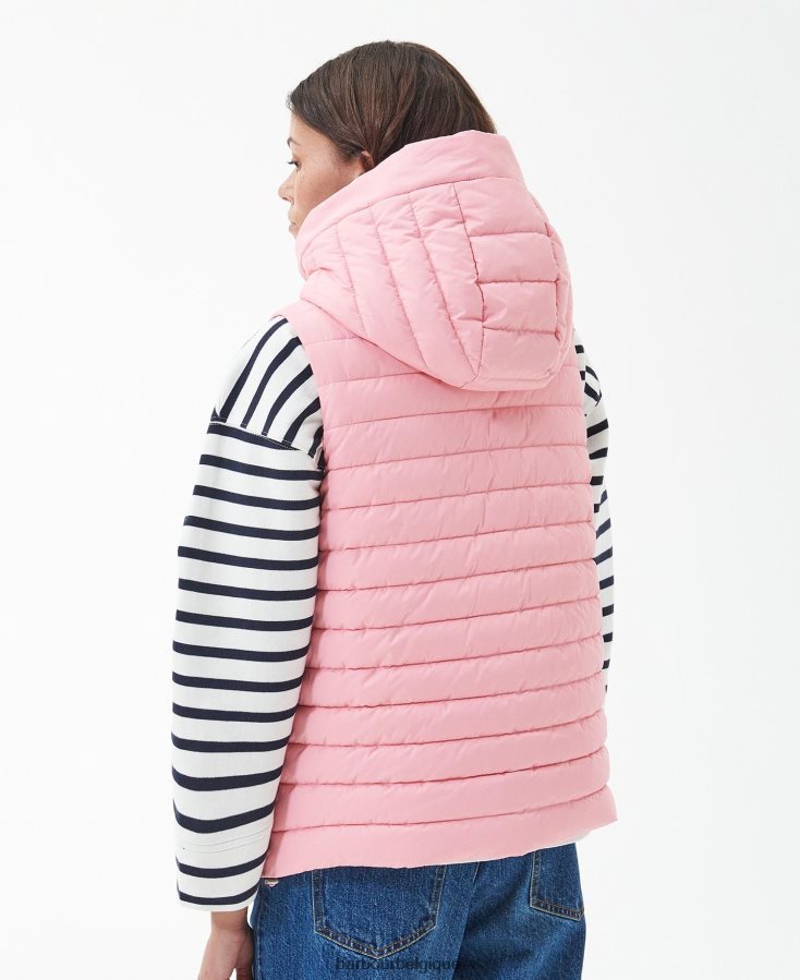 vêtements Barbour gilet oxeye rose reine des prés femmes T2L6ZP1542