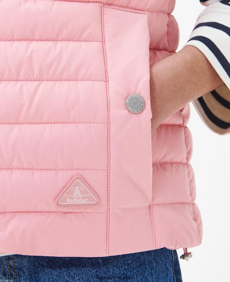 vêtements Barbour gilet oxeye rose reine des prés femmes T2L6ZP1542