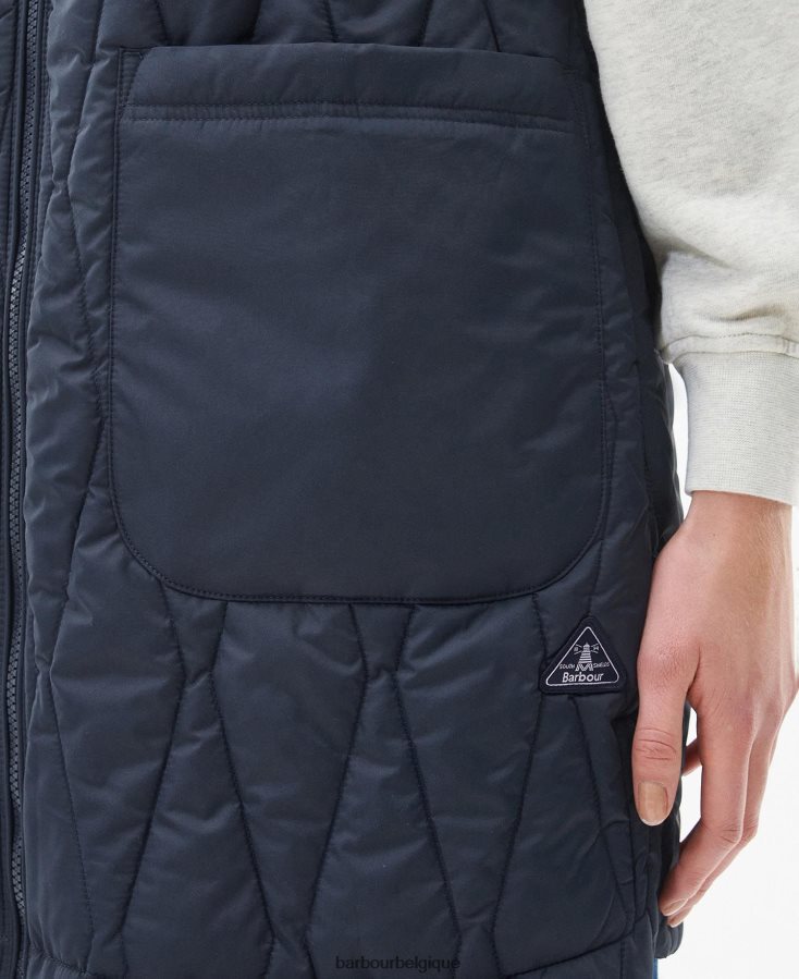 vêtements Barbour gilet réversible acanthus impression d\'olivine/de merveilles botaniques femmes T2L6ZP1545