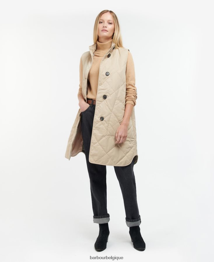 vêtements Barbour gilet sans manches noir/ancien femmes T2L6ZP1546