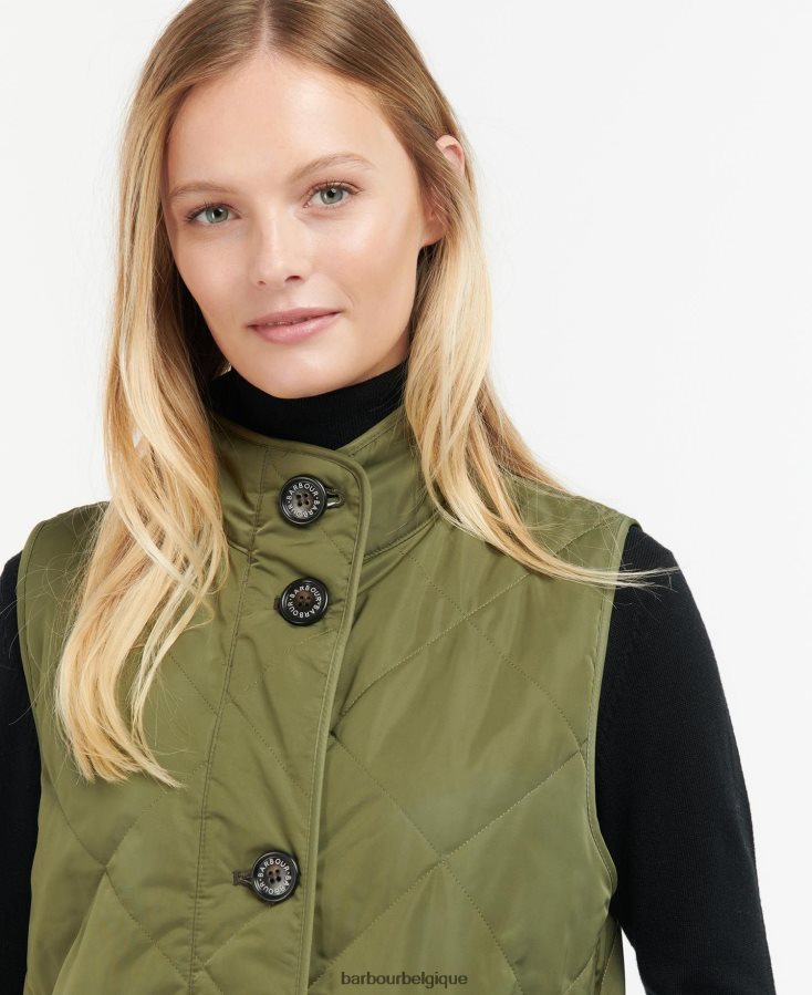 vêtements Barbour gilet sans manches noir/ancien femmes T2L6ZP1578