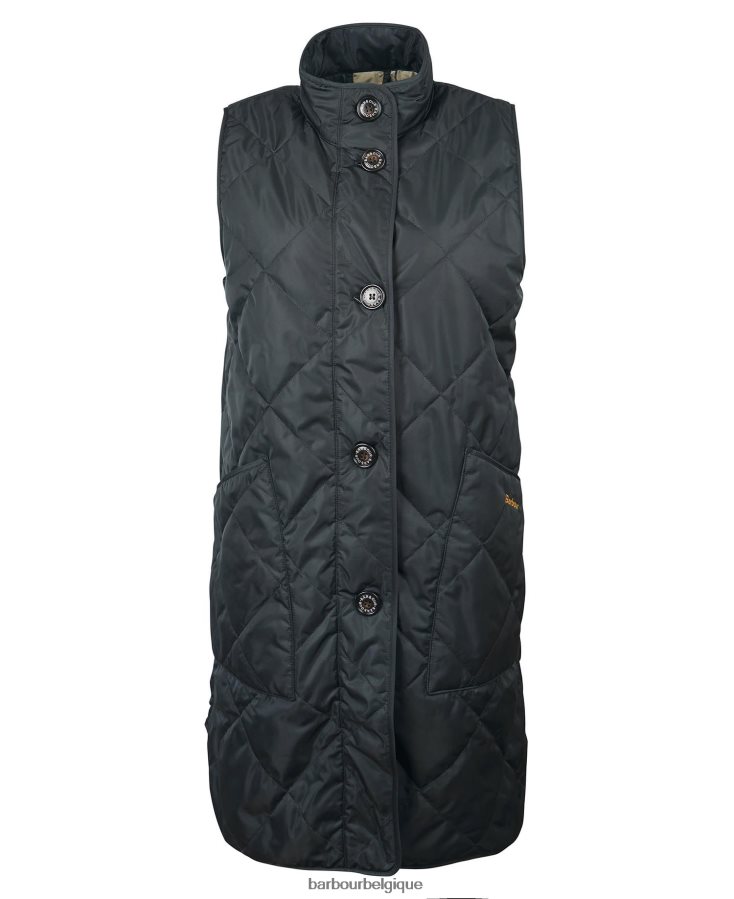 vêtements Barbour gilet sans manches noir/ancien femmes T2L6ZP1579