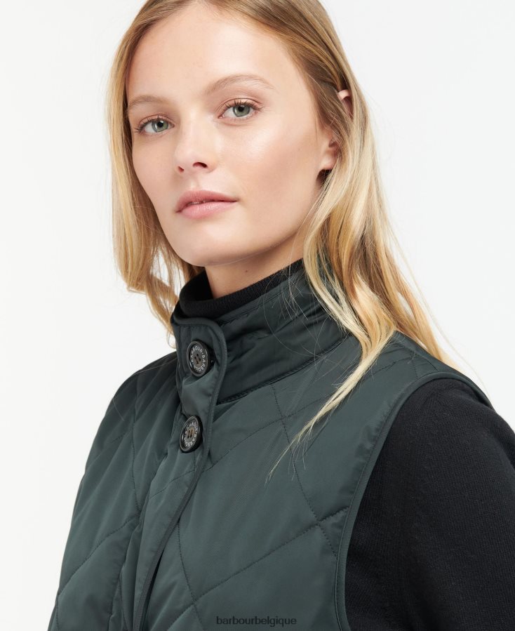 vêtements Barbour gilet sans manches noir/ancien femmes T2L6ZP1579