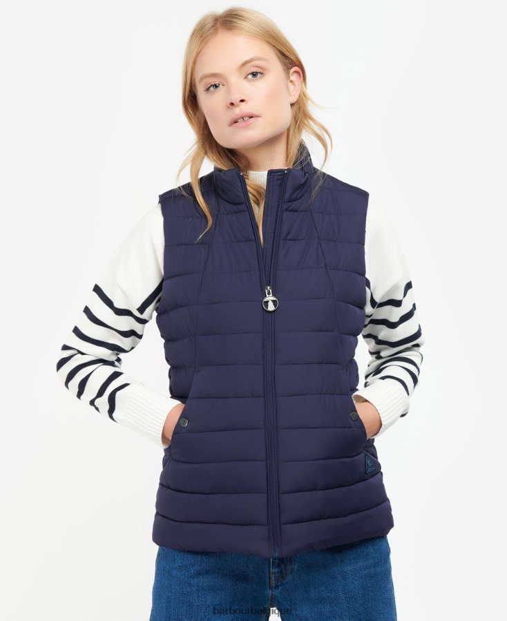 vêtements Barbour gilet yara Olivier femmes T2L6ZP1550