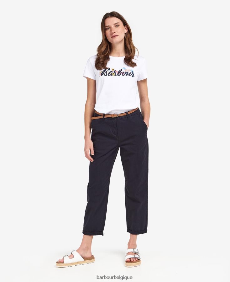vêtements Barbour chino essentiel marine classique femmes T2L6ZP1805