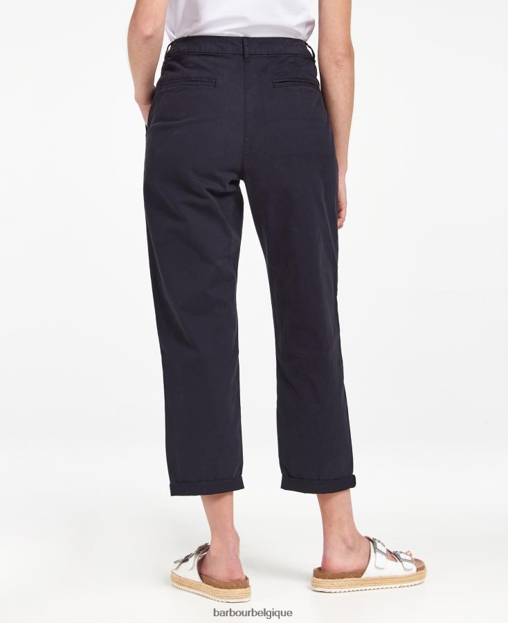 vêtements Barbour chino essentiel marine classique femmes T2L6ZP1805