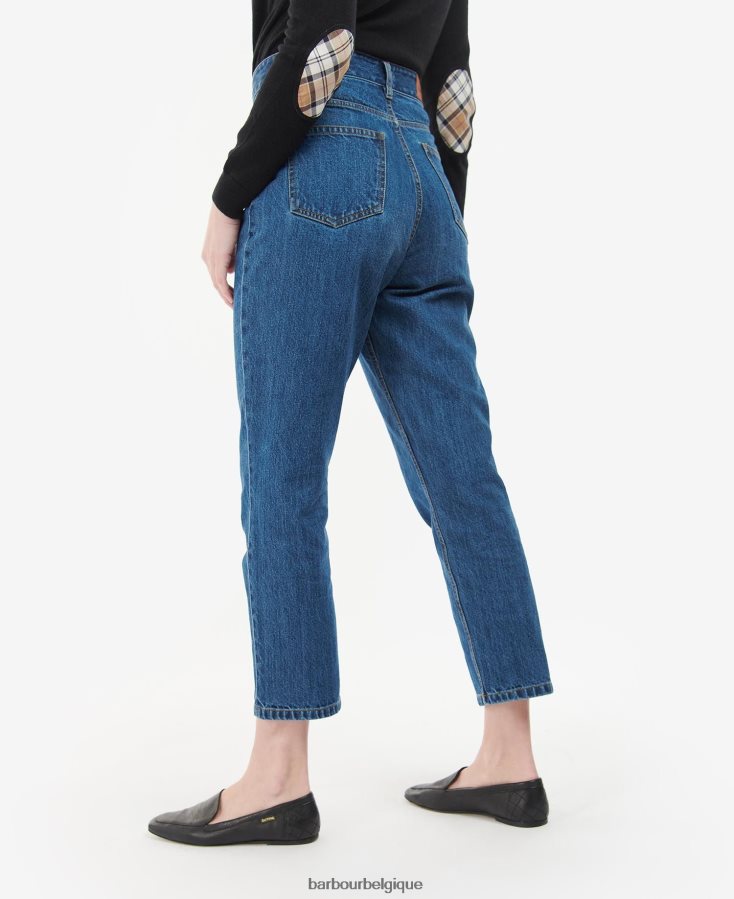 vêtements Barbour jean Moorland à taille haute lavage d\'origine femmes T2L6ZP1785