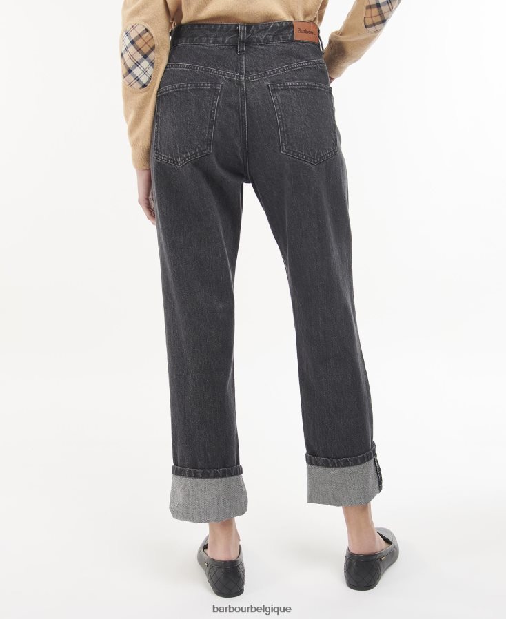 vêtements Barbour jean Moorland à taille haute lavage d\'origine femmes T2L6ZP1801