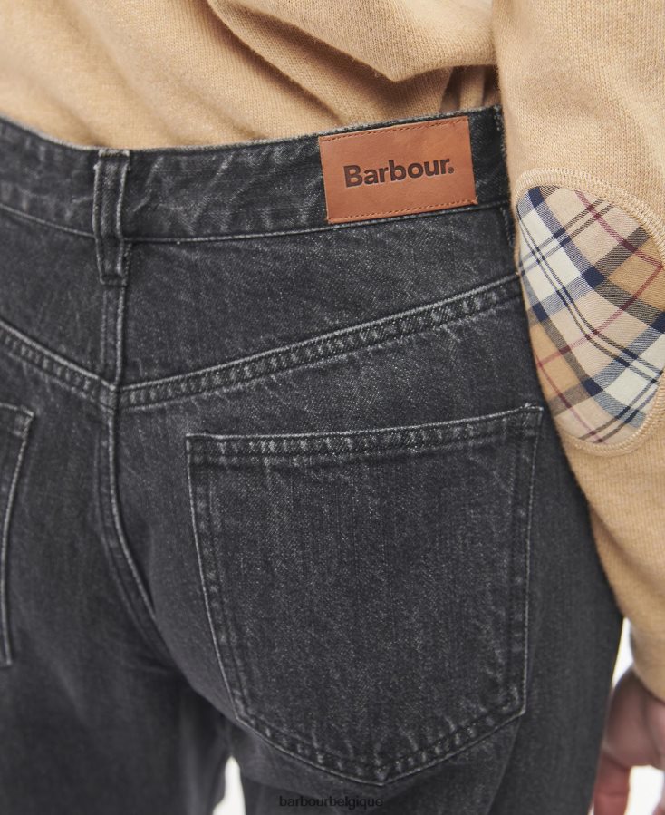 vêtements Barbour jean Moorland à taille haute lavage d\'origine femmes T2L6ZP1801