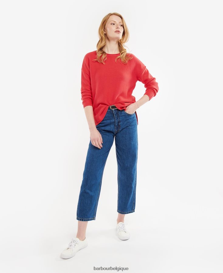 vêtements Barbour jean coupe droite westbury écru femmes T2L6ZP1779