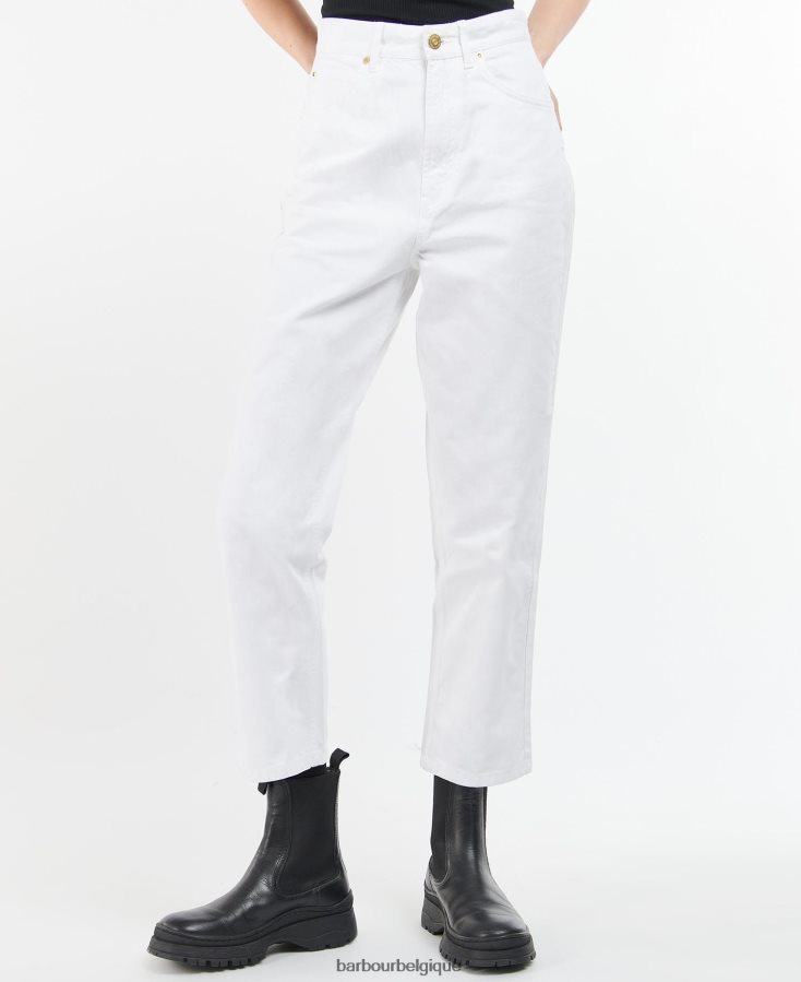 vêtements Barbour jean garcia taille haute noir femmes T2L6ZP1792