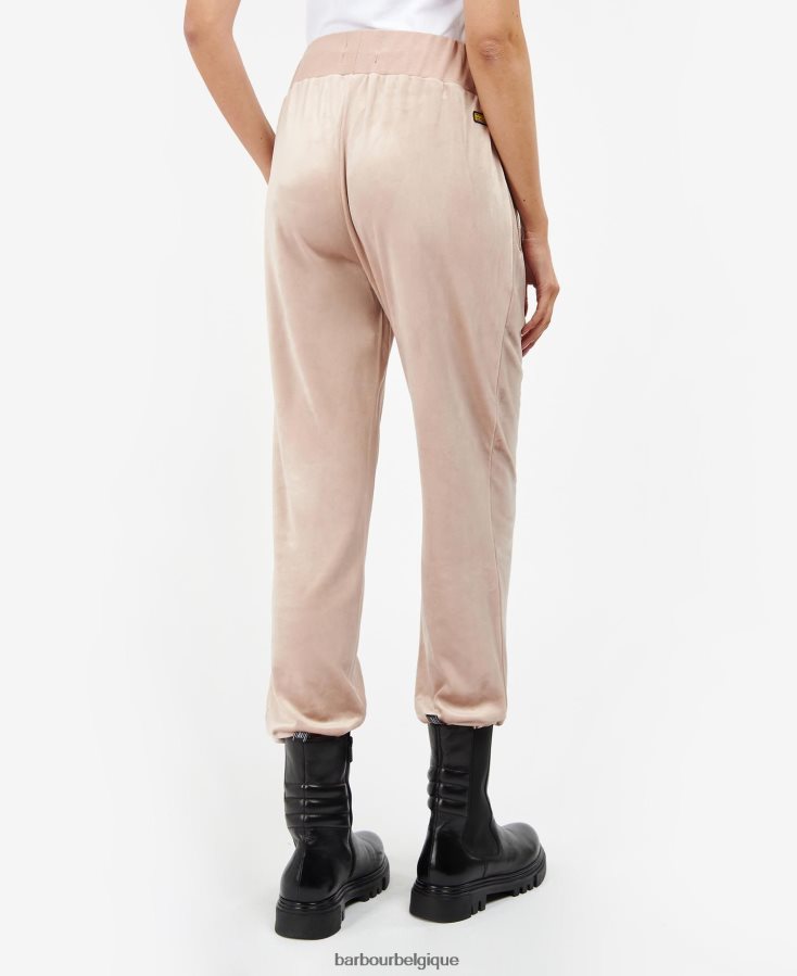 vêtements Barbour joggeur des grands chemins argile rose femmes T2L6ZP1810