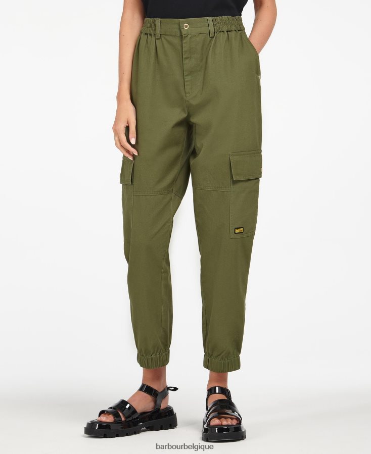 vêtements Barbour pantalon Monaco noir femmes T2L6ZP1784