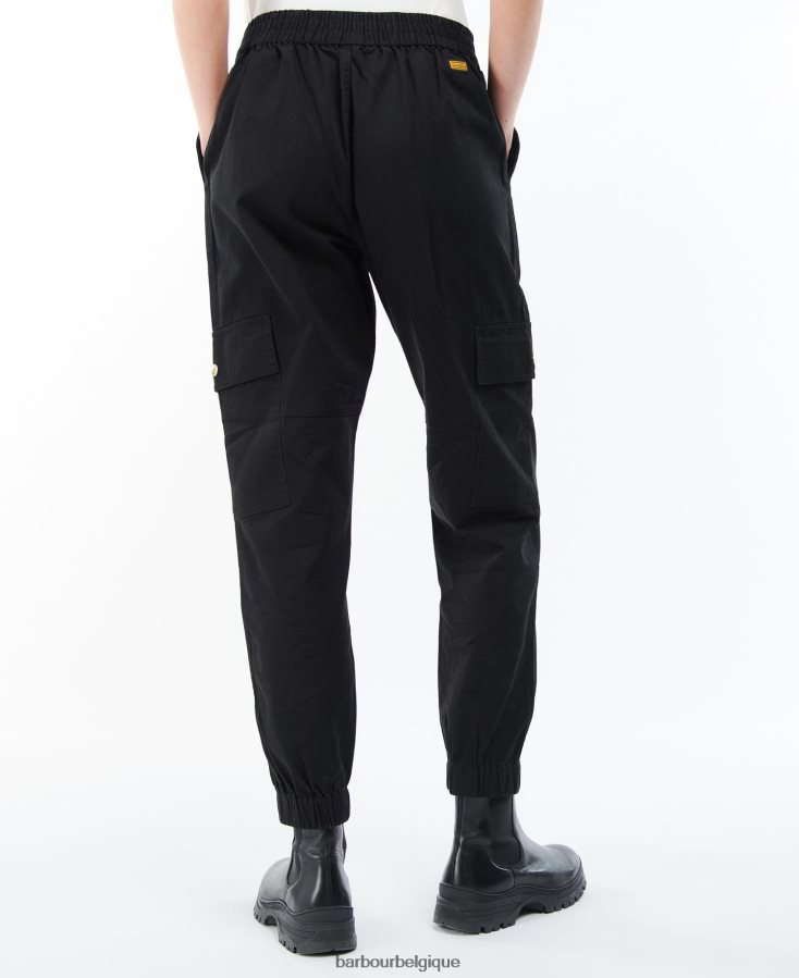 vêtements Barbour pantalon Monaco vert minuit femmes T2L6ZP1768