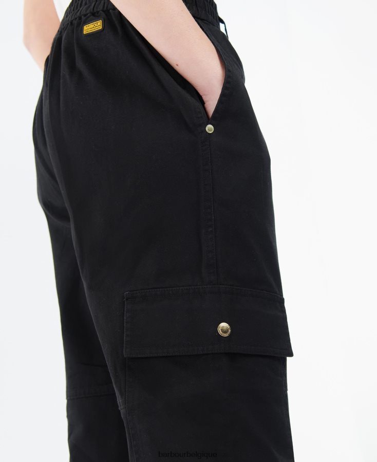 vêtements Barbour pantalon Monaco vert minuit femmes T2L6ZP1768