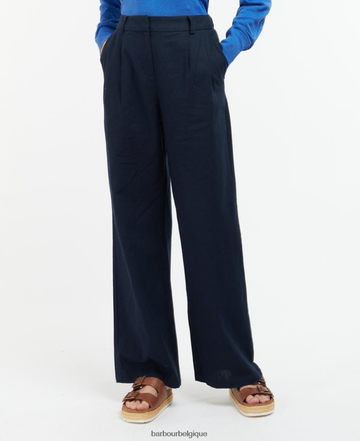 vêtements Barbour pantalon Somerland vanille femmes T2L6ZP1800