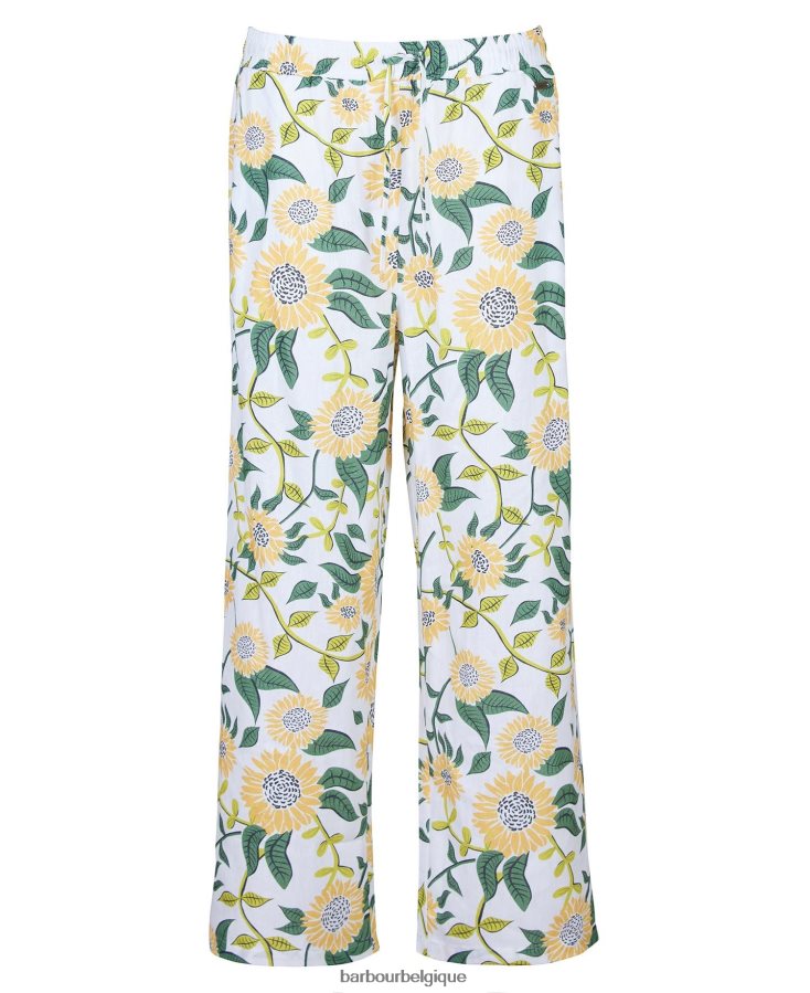 vêtements Barbour pantalon bloomfield multi-tournesol femmes T2L6ZP1774