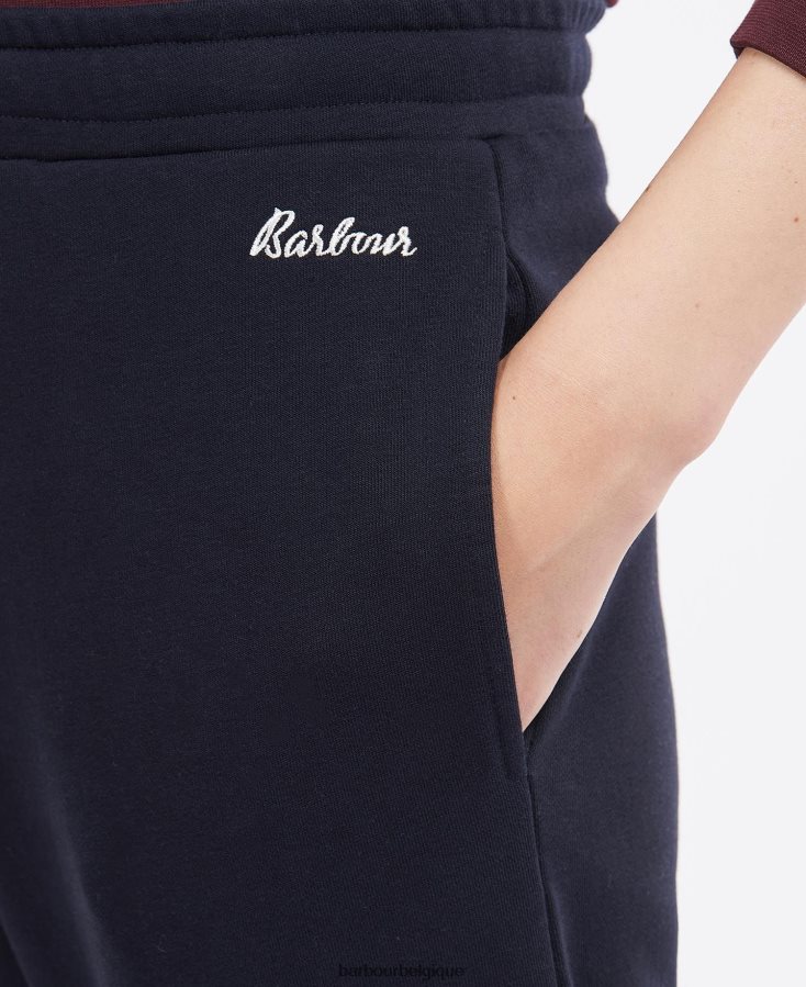 vêtements Barbour pantalon de jogging otterburn noir femmes T2L6ZP1780