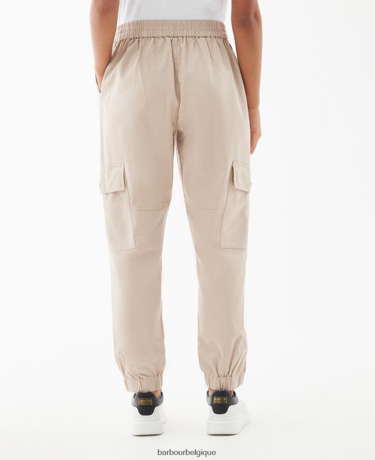 vêtements Barbour pantalon monaco vert minuit femmes T2L6ZP1771