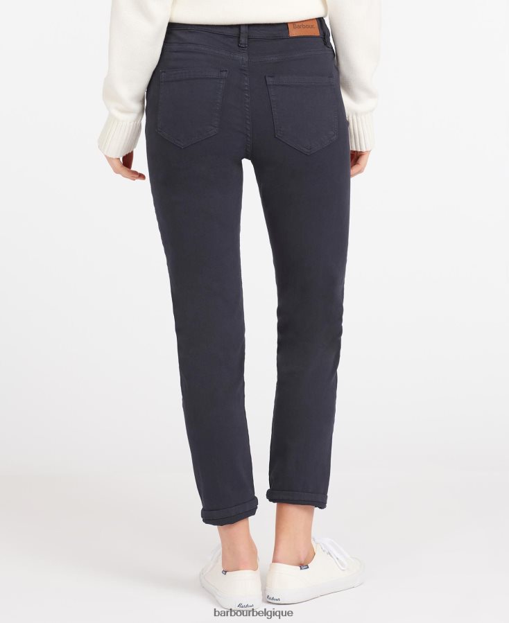 vêtements Barbour pantalon slim essentiel blanc femmes T2L6ZP1778