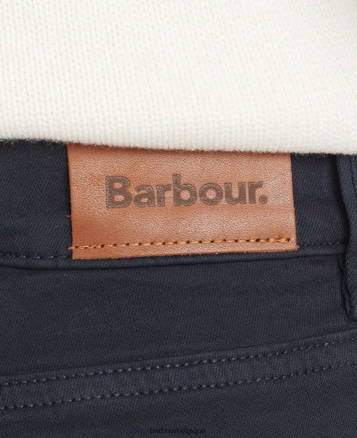 vêtements Barbour pantalon slim essentiel blanc femmes T2L6ZP1778