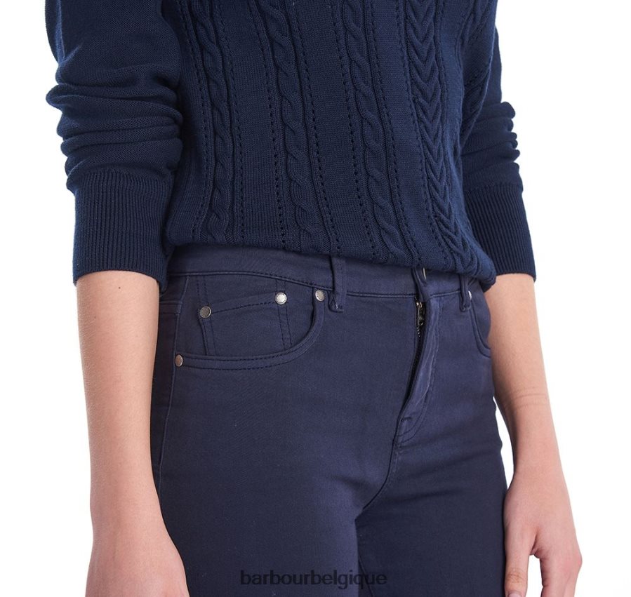 vêtements Barbour pantalon slim essentiel blanc femmes T2L6ZP1778