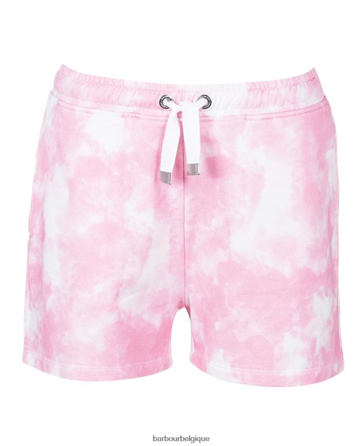 vêtements Barbour short chinetti écraser rose multi femmes T2L6ZP1796