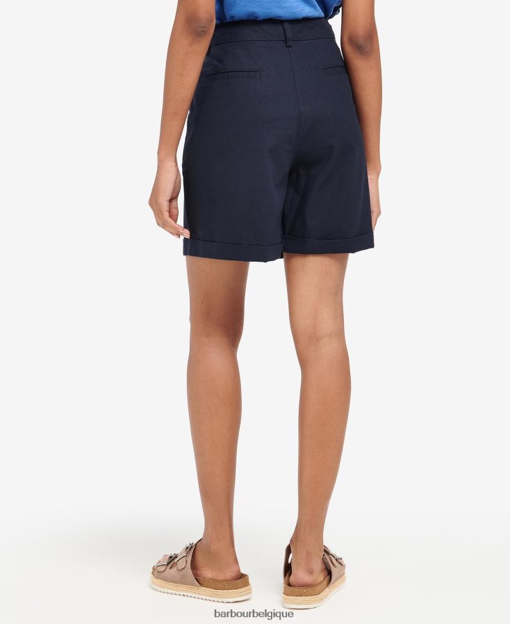 vêtements Barbour short darla indigo femmes T2L6ZP1781